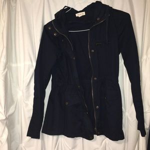 navy blue utility jacket